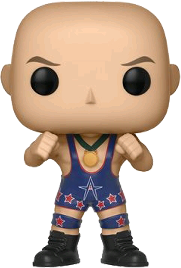 Kurt Angle Pop Vinyl Figure - Kurt Angle Pop Vinyl (600x600), Png Download