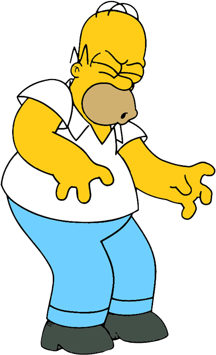 Featuring Quality Png Images Of Homer, Marge, Bart, - Homer Simpsons Clipart (435x709), Png Download