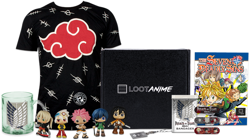 Lootanime November Crate - Seven Deadly Sins Volume 1 - Used (very Good) - 1632362872 (1132x500), Png Download
