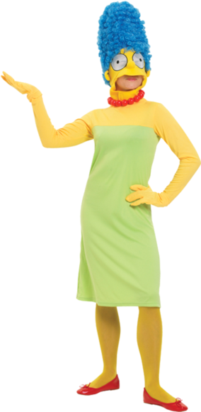 Become Springfields Favourite Mother With Our Fantastic - Marge Simpson Costume (366x580), Png Download