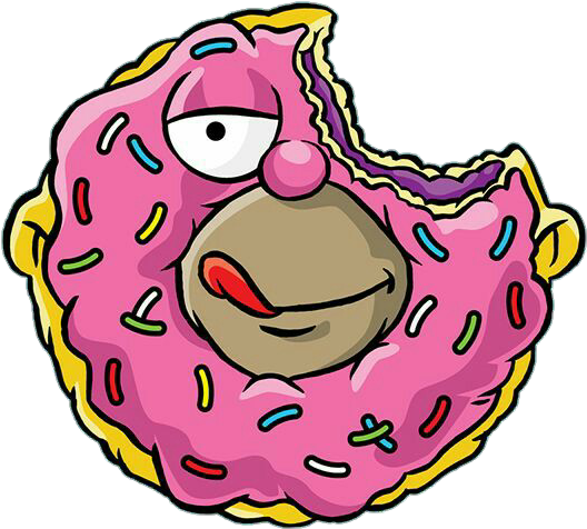 Los Simpsons~ - Harajuku Lapel Badge Pin Acrylic Brooches Small Cute (575x554), Png Download