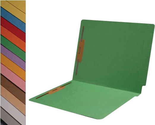 Colored File Folders - File Folder (640x423), Png Download