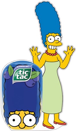 Marge Tic Tacs (384x620), Png Download
