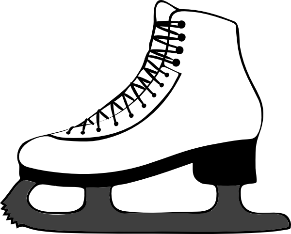 Ice Skates Png - Figure Skate Clip Art (600x483), Png Download