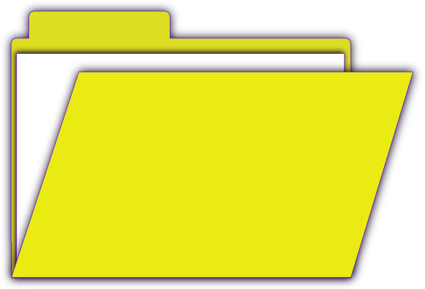 Yellow Open File Clip Art At Clker Com Vector Clip - Clip Art (600x408), Png Download