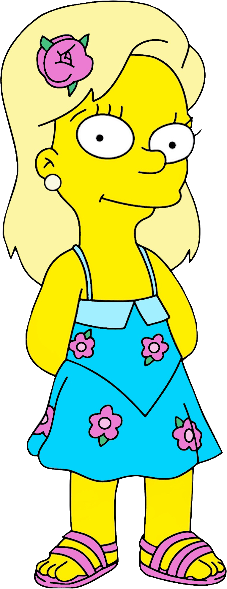 Greta Wolfcastle Simpsons (793x2000), Png Download
