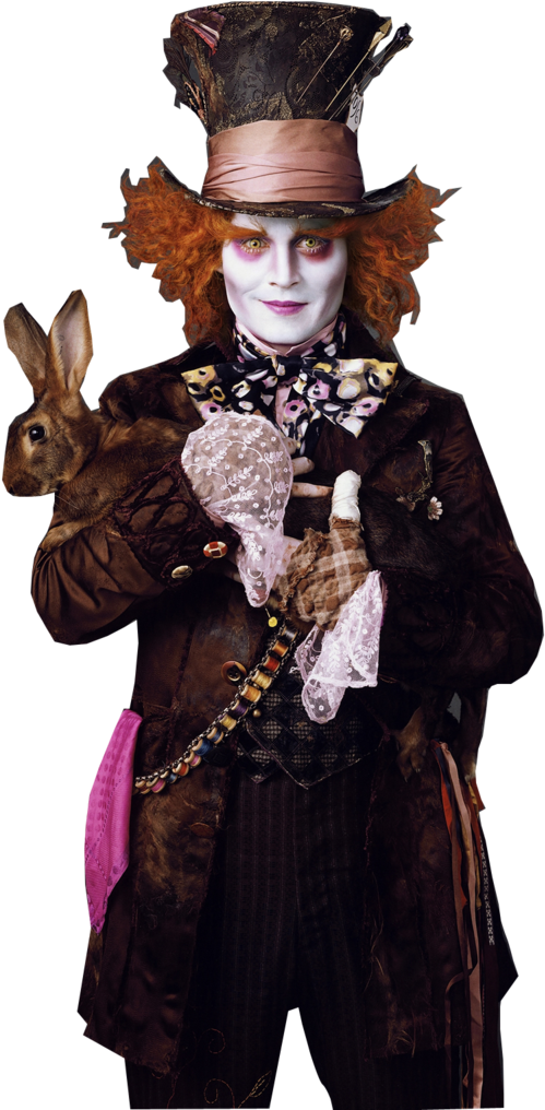 Mad Hatter Render By - Alice In Wonderland Tim Burton Png (816x979), Png Download