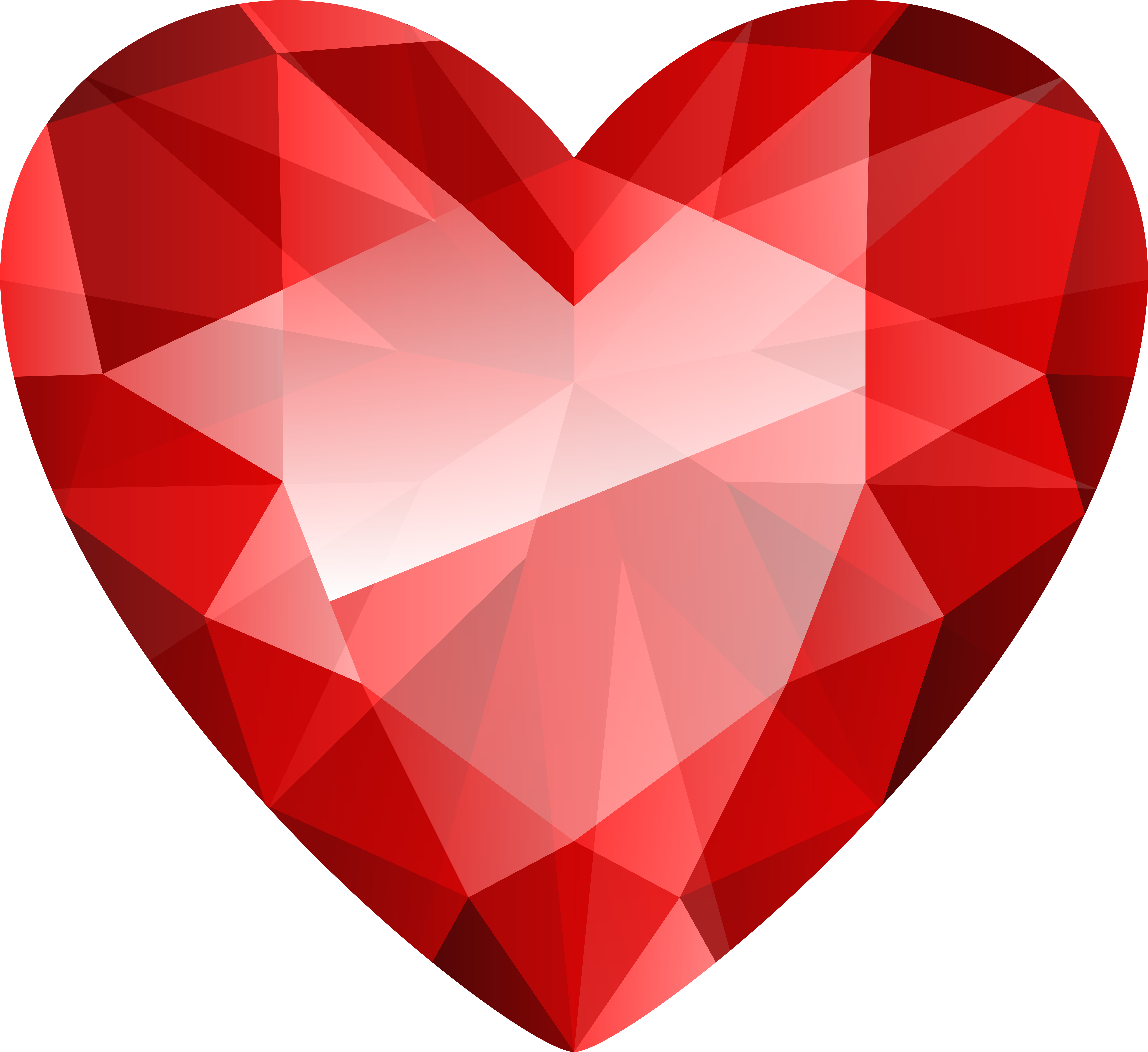 Diamond Heart Png (8000x7330), Png Download