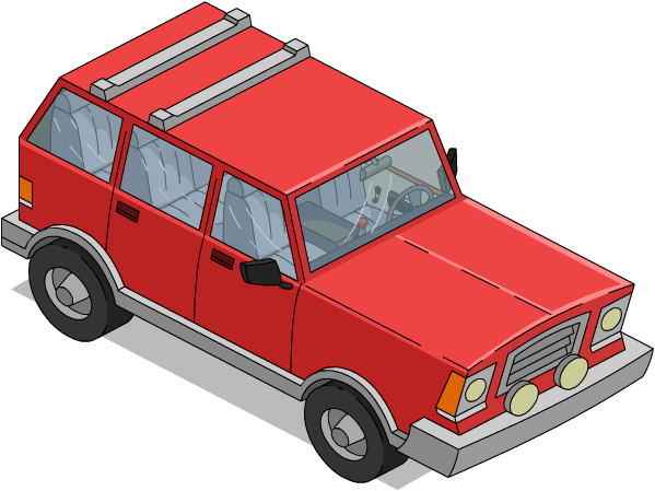 Tapped Out - Simpsons Canyonero (599x449), Png Download