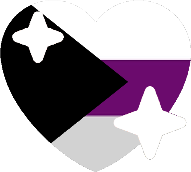 Demisexual Sparkle Heart Discord Emoji - Demisexual Flag Emoji (685x690), Png Download