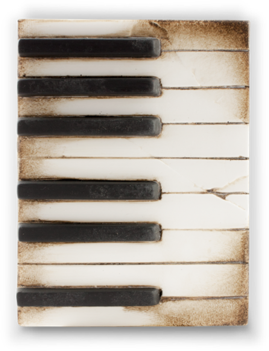 Piano Keys - Angelic Dreams - Holiday 1999 - Sid Dickens - Piano (552x720), Png Download