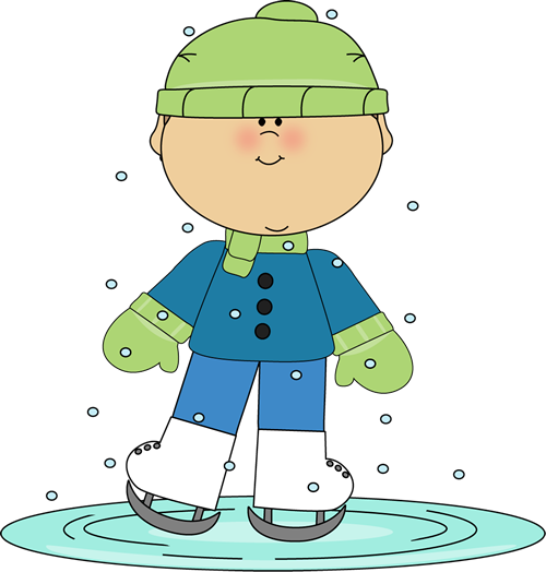 Girl Ice Skating Clipart Png - Ice Skating Clip Art (500x524), Png Download