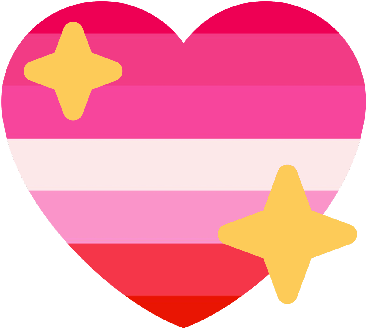 I Made Some Lgbt Sparkle Heart Emojis For My Discord - Heart (1200x1200), Png Download