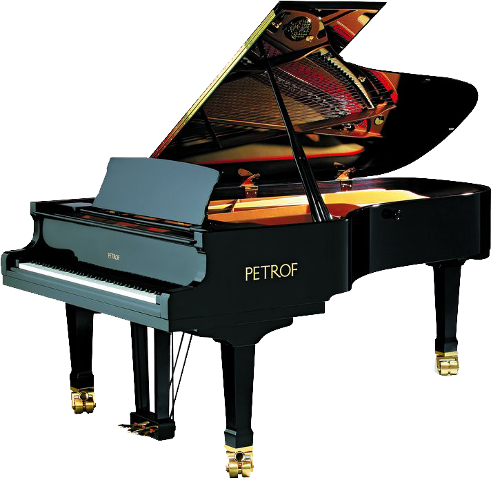 Pianos - Yamaha Black Grand Piano (750x711), Png Download