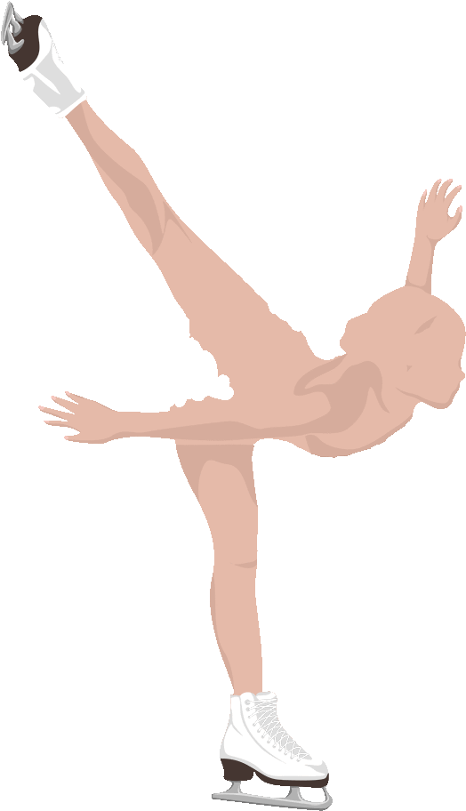 Choose Options From The Dropdown Menus Beneath The - Figure Skate (1000x1000), Png Download