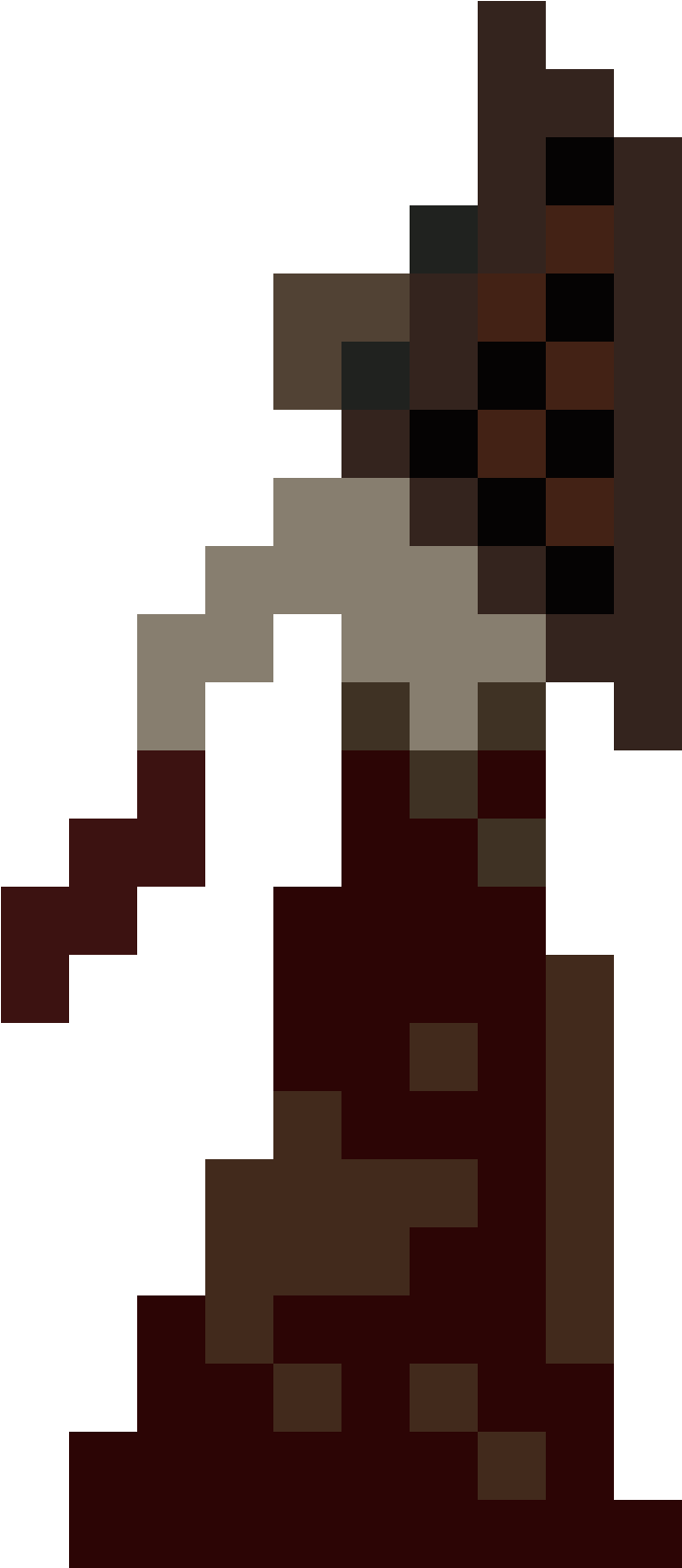 Pyramid Head Costume - Bow Pixel Art (770x1680), Png Download