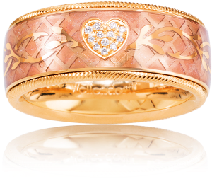 The Limited-edition Ring Diamond Heart Rosé - Wellendorff Diamond Heart (470x320), Png Download