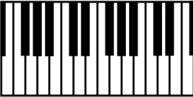 Notes On An Electric Keyboard (640x480), Png Download