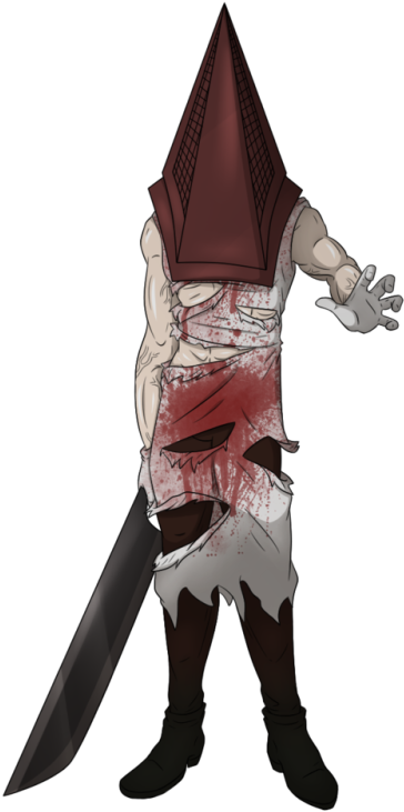 For @cyro-phantom Who Commissioned Pyramid Head From - Illustration (433x750), Png Download