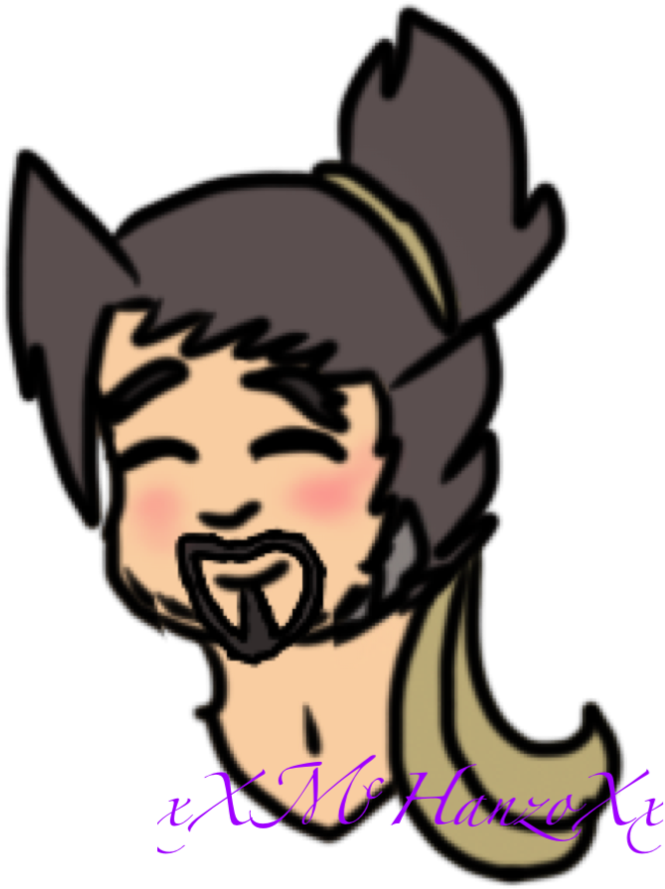 Hanzo Head Xxmchanzoxx On Deviantart Clip Royalty Free - Royalty-free (894x894), Png Download