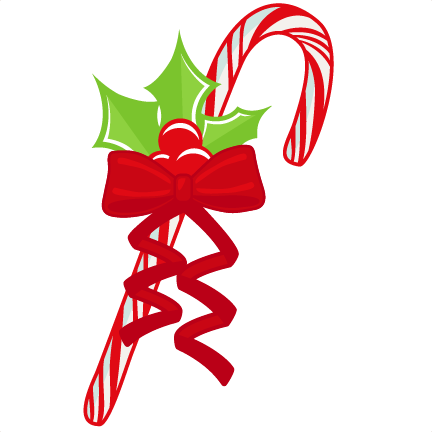 Christmas Candy Cane Svg Scrapbook Cut File Cute Clipart - Christmas Candy Canes Clip Art (432x432), Png Download
