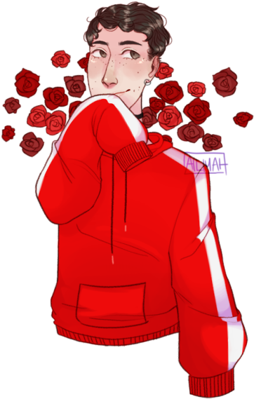 A Very Red Dan Ft - Illustration (500x654), Png Download