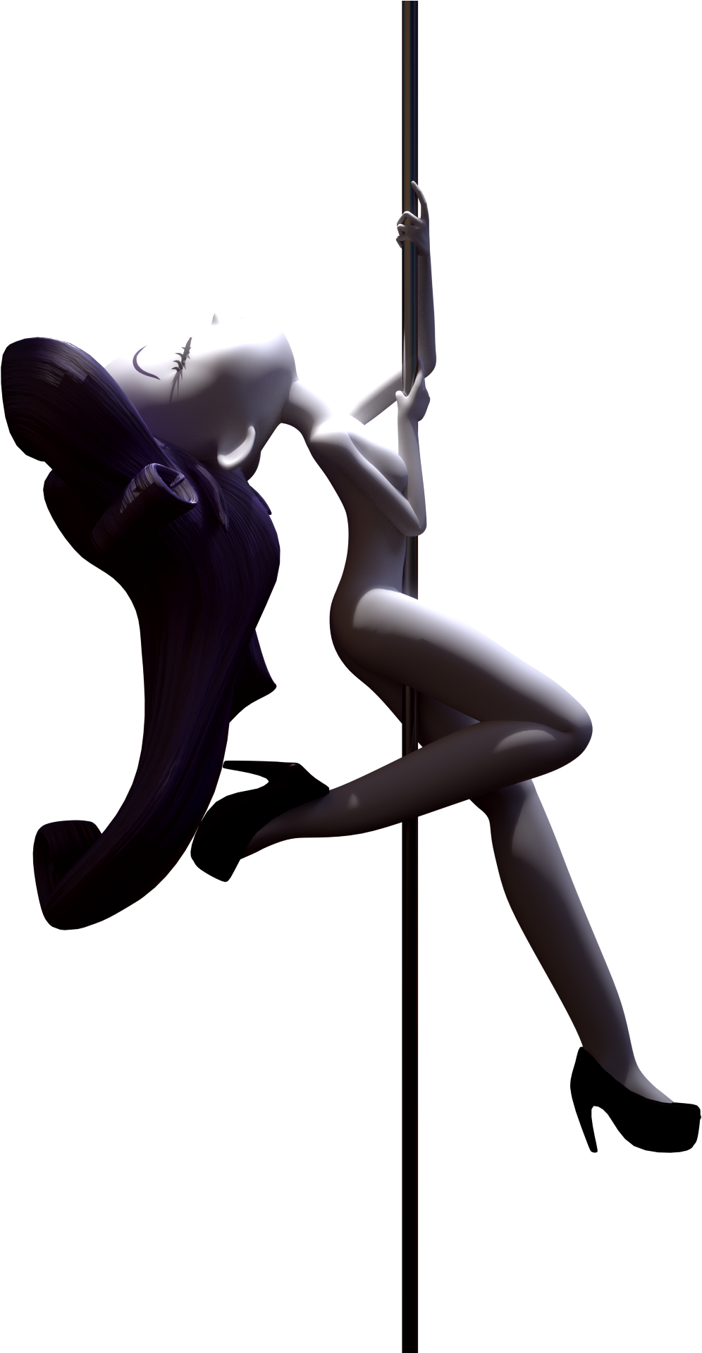 Blender, Clothes, Equestria Girls, High Heels, /mlp/, - Pole Dance (1080x1920), Png Download