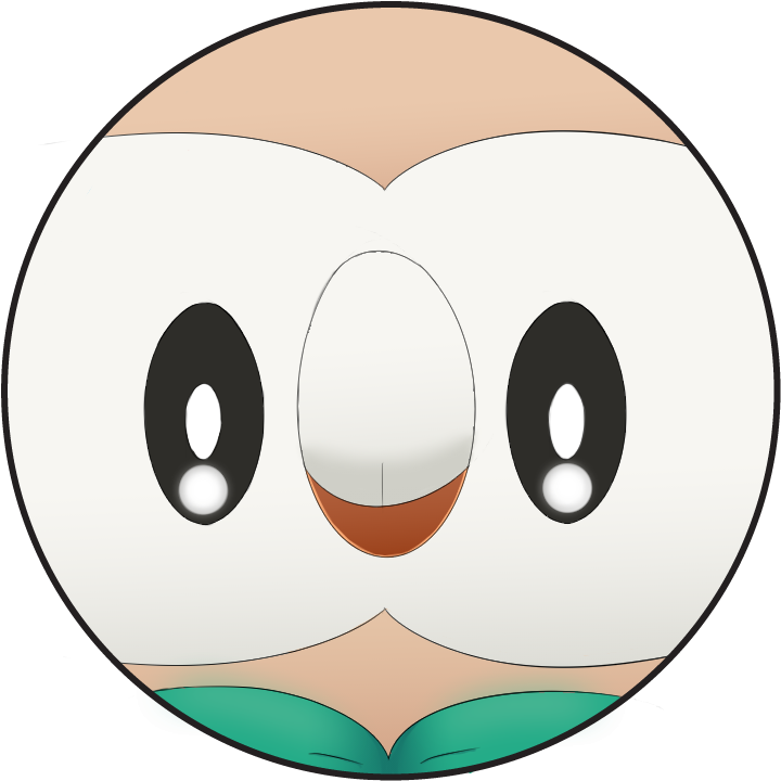 Home / Pin Back Buttons / Pokemon / Rowlet Pin Back - Rowlet (771x900), Png Download