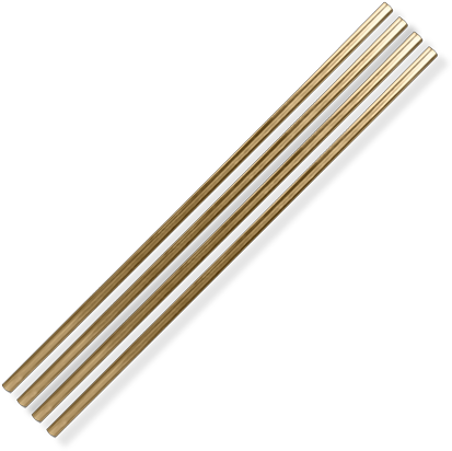 Metal Straws - Nic+zoe 5 In. Metal Straws (600x600), Png Download