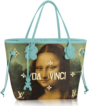 M43325 Pm2 Front View - Louis Vuitton Neverfull Jeff Koons (450x450), Png Download