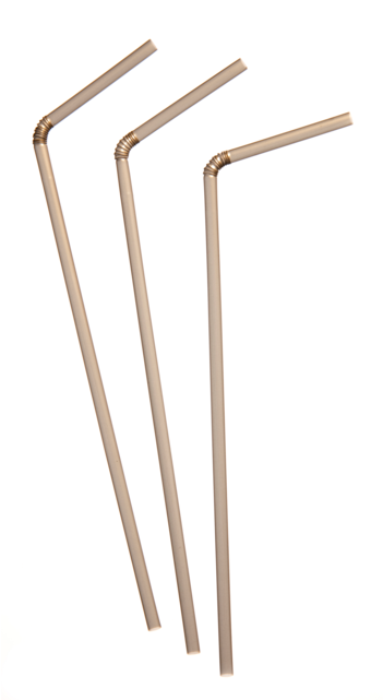 Drinking Straw, 24cm, - Gold Drinking Straw Png (640x640), Png Download