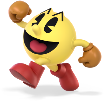 Preview Art - Super Smash Bros Ultimate Pac Man (350x350), Png Download