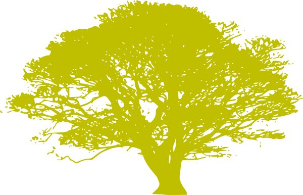 Silhouette Family Tree Roots Png (600x386), Png Download