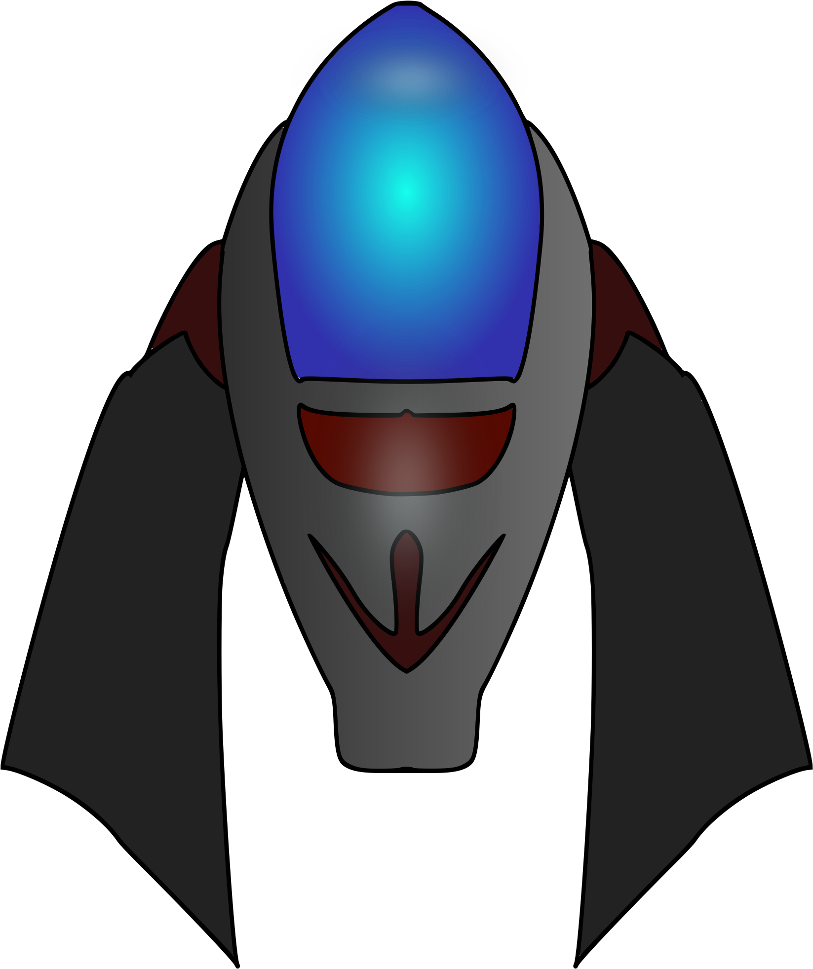 Vector Game Spaceship - Navicella Spaziale Png (1697x2400), Png Download