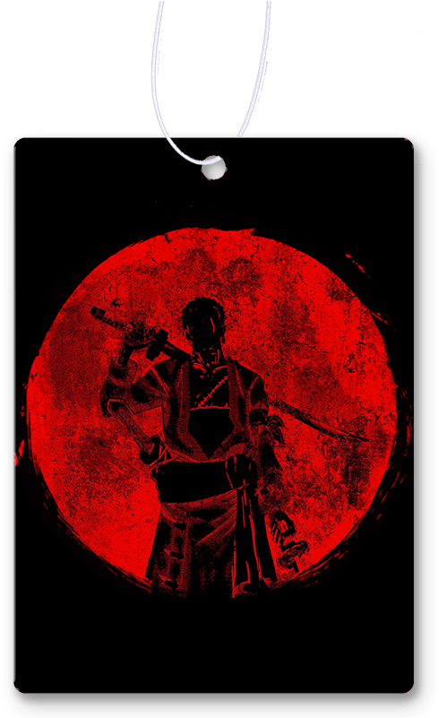 Red Sun Zoro Air Freshener - Pendant (800x800), Png Download