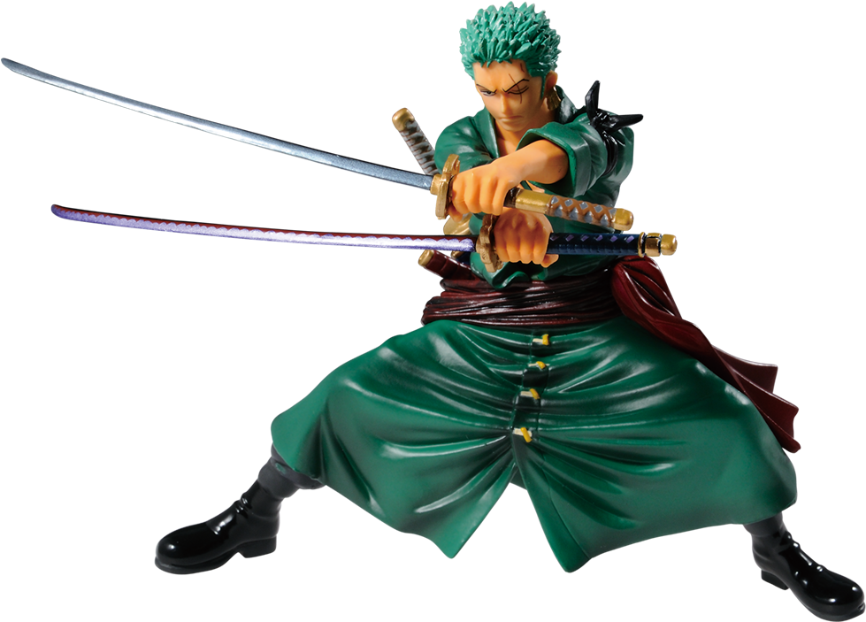 Roronoa Zoro - Banpresto Vol.5 Roronoa Zoro One Piece One Piece Molding (1000x1250), Png Download