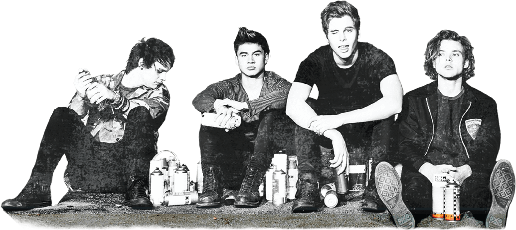 5sos - 5sos Sounds Good Feels Good (1035x461), Png Download