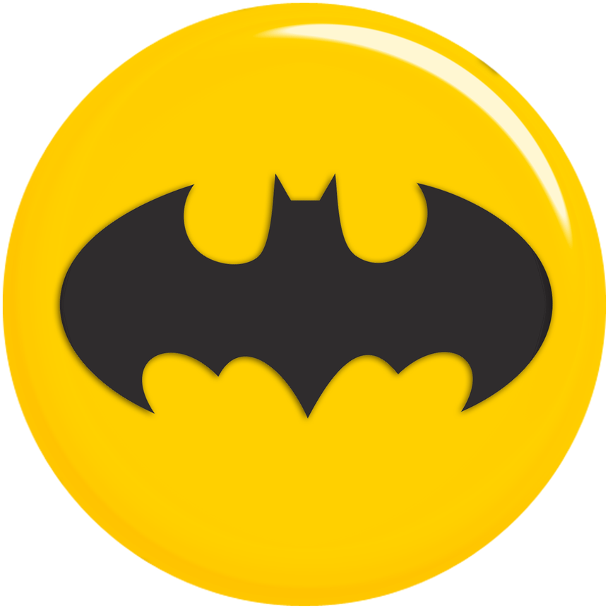 Batman Silhouettesilhouette - Adam West Batman Emblem (900x900), Png Download