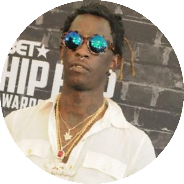 Youngthug - Wall Clock (600x600), Png Download