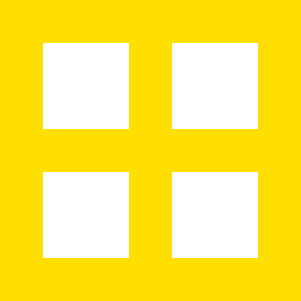 Yellow Plus Square - Illustration (1024x1024), Png Download