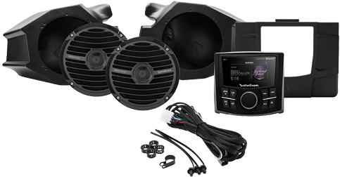 Polaris Rzr Rockford Fosgate Stage 2 Stereo And Front - Rockford Stage 2 Rzr (523x457), Png Download
