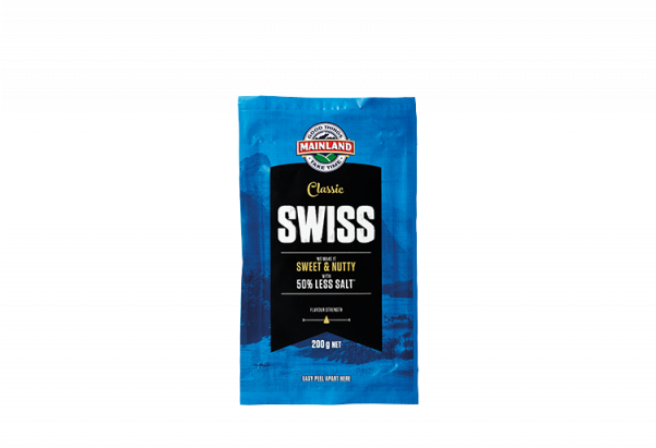 Mainland Swiss Cheese Block - Swiss Cheese (600x458), Png Download