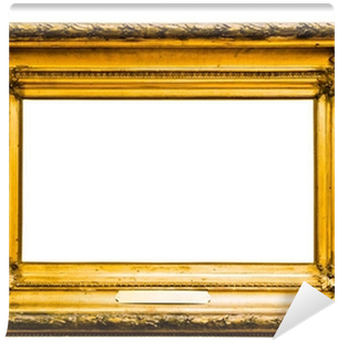 Vintage Gold Frame, Isolated On White Wall Mural • - Picture Frame (400x400), Png Download