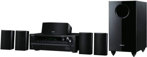 B R976x488 \ - Home Theater Onkyo Ht S3705b (640x320), Png Download
