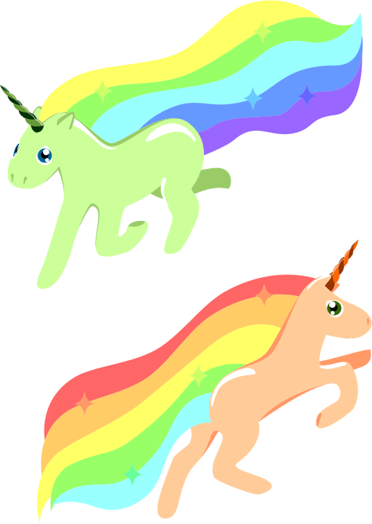 Medium Image - Unicornios Kawaii (536x754), Png Download