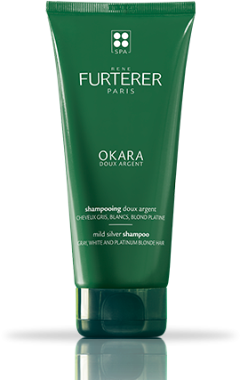Rene Furterer Paris Okara Shampoo For Grey, White, - Rene Furterer Okara Mild Silver Shampoo 200 Ml 200 (400x493), Png Download