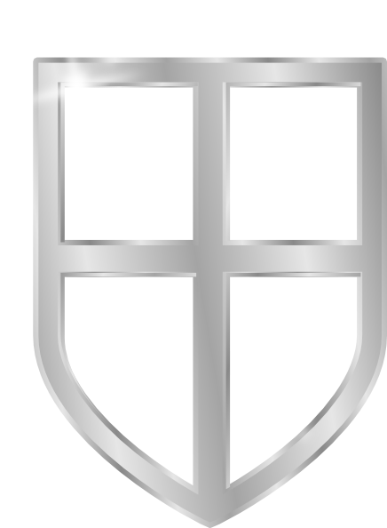 How To Set Use Silver Shield Clipart (570x598), Png Download