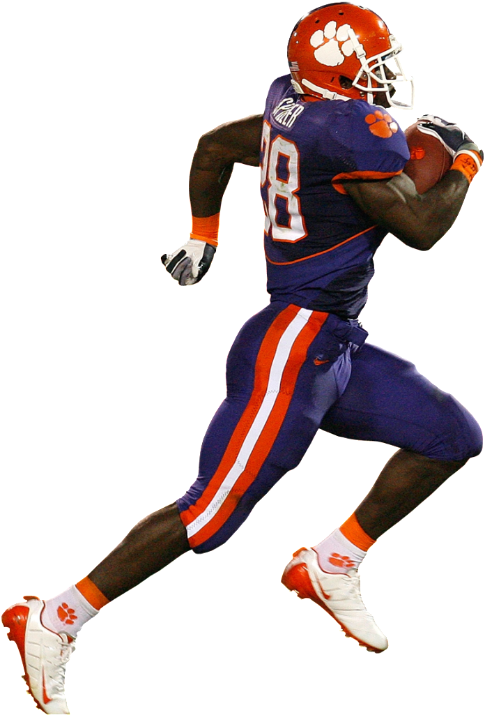Clemson Football Png (714x1024), Png Download