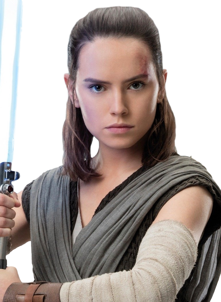 Rey The Last Jedi Png Jpg Free Stock - Star Wars The Last Jedi Rey (769x1049), Png Download