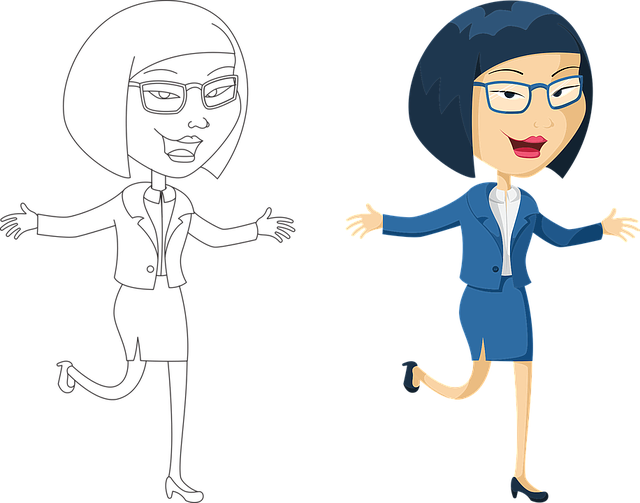 Businesswoman Clipart Money - Happy Woman Cartoon Png (640x503), Png Download